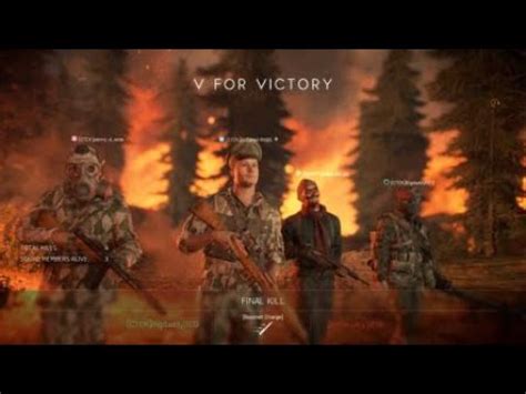 Battlefield V Firestorm Squad Win Near Halve With Mars Tac Penny And