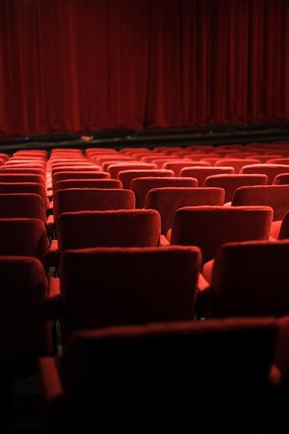 Premium Photo | Empty seats in movie theater