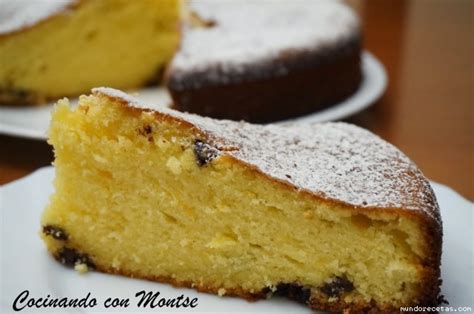 Bizcocho De Naranja Con Pepitas De Chocolate