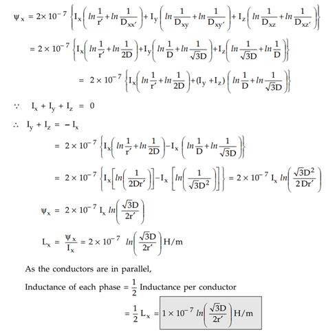 Inductance Of Three Phase Double Circuit With Symmetrical Spacing