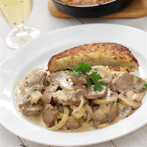 recette emince de veau aux champignons