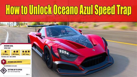 How To Unlock Oceano Azul Speed Trap In Forza Horizon 5 Youtube