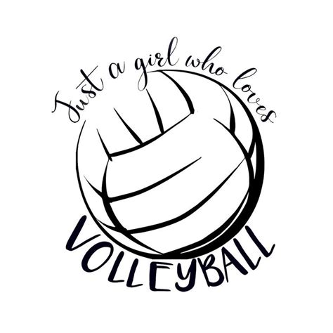 Instant Download Volleyball Squad Svg Cut File Volleyball Quote