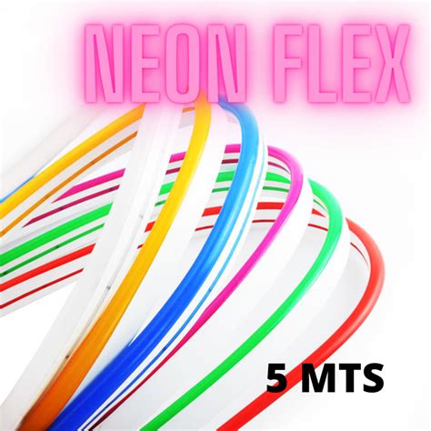 Tira Led Neon Flex 12v Rollo X 5mts Led Universe