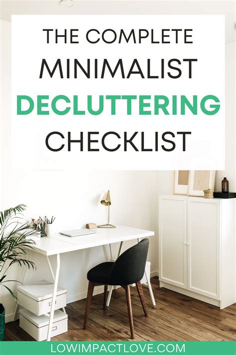 Minimalist Decluttering Checklist Declutter Your Life Today In 2021