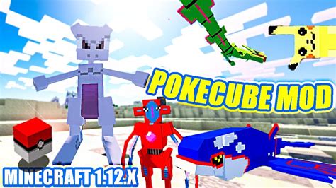 POKÉMON en MINECRAFT 1 12 x POKECUBE REVIVAL MOD REVIEW