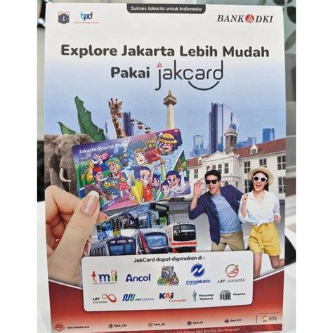 Jual Kartu Jak Lingko Transjakarta Dki Jakcard Isi Saldo 10rb Shopee