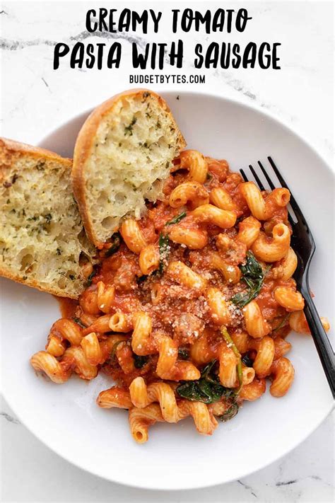 A Few Simple Add Ins Make This Creamy Tomato Pasta With Sausage A Level