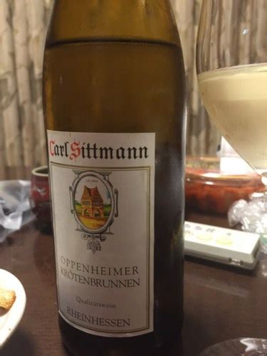 2010 Carl Sittmann Oppenheimer Krötenbrunnen Vivino US