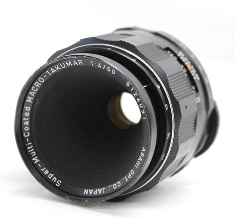 Pentax Smc Super Multi Coated Macro Takumar 50mm F 4 M42 Lens From