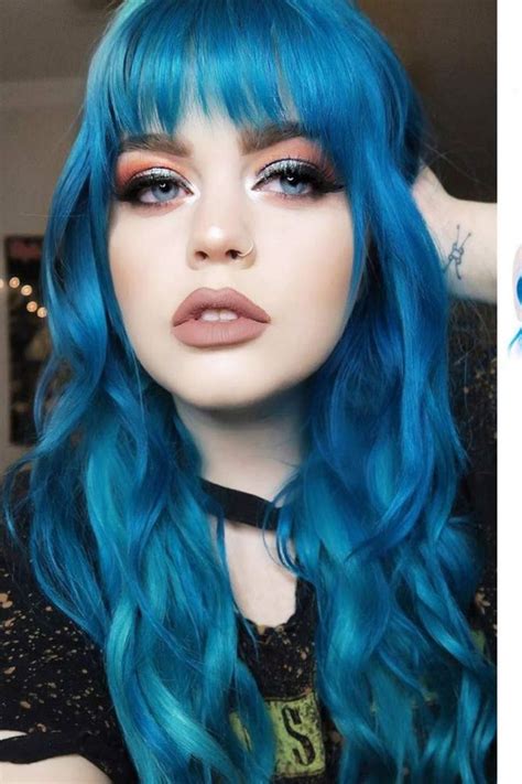 35 Gorgeous Blue Hair Ideas You Can Copy This Year Lynsire Hair Color Blue Dyed Hair Hair