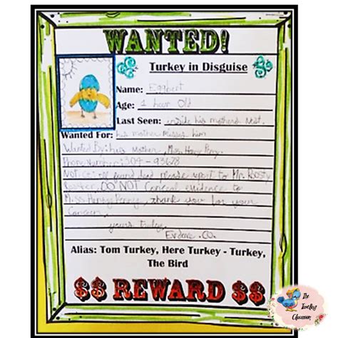 The Traveling Classroom Turkeys In Disguise Gobble Gobble Freebie