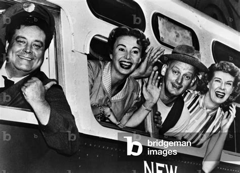 Image of THE HONEYMOONERS, c.1955 Left to right: Cast members Jackie ...