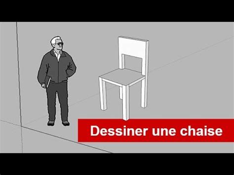 SketchupPro Dessiner Une Chaise YouTube