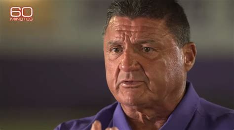 Watch Lsu Football Coach Ed Orgeron 60 Minutes Interview Video