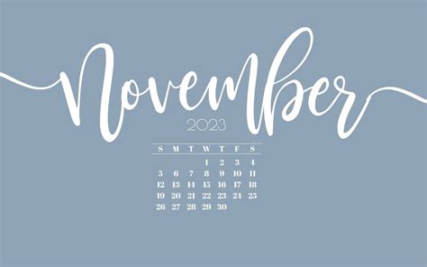 November Desktop Wallpaper 21 Cute Free November 2023 Calendar