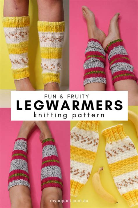 Fun And Fruity Leg Warmers An Easy Leg Warmer Knitting Pattern