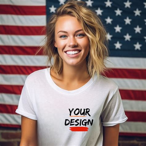 4th Of July Shirt July 4th Mockup Independence Day Shirt Patriotic Shirt Mockup American