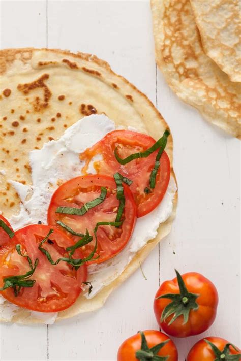 Naturally Ella Gluten Free Oat Crepes With Tomato Basil And Goat Cheese R Glutenfreecooking