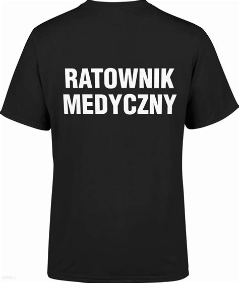 Ratownik medyczny Męska koszulka ratownictwo prezent dla ratownika