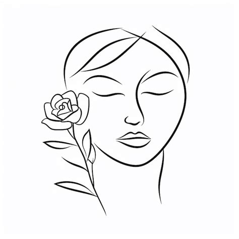 Premium Photo Free Vector Hand Drawn Woman With Flowers Illustration