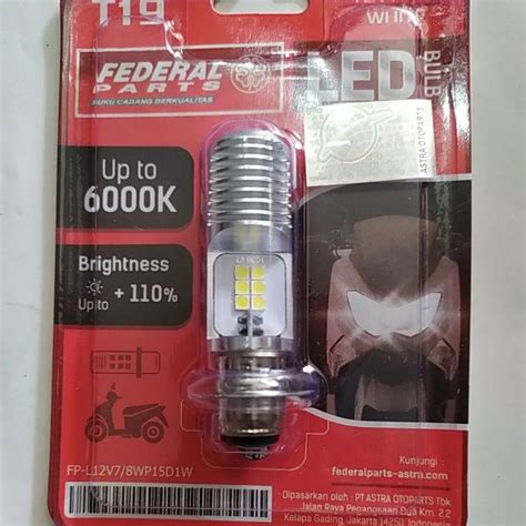 Jual Bohlam Lampu Depan Led K1 All Bebek Matic 12V 7 8Watt Federal Part