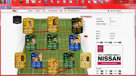 Futhead Squad Builder