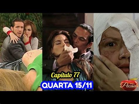 MEU PECADO capítulo de hoje quarta feira 15 11 2023 novelas do SBT