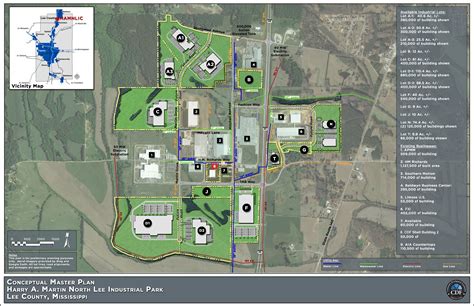 Available Sites - Industrial Park Maps and Site Information - Tupelo/Lee County Mississippi - CDF