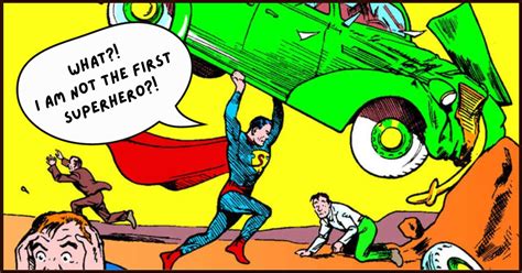 Quickcheck Is It True That Superman Was Not The First Comic Book