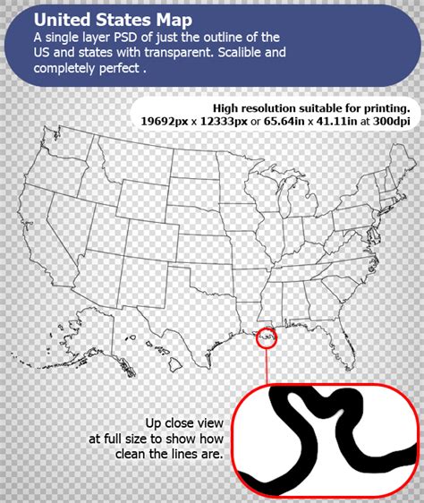 US Map Outline by hassified on deviantART