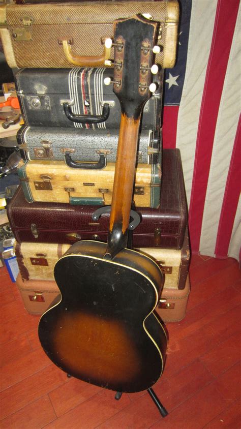 Vintage 1950 S Harmony Master Archtop Acoustic Guitar Rivington Guitars