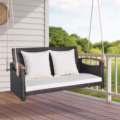 Wade Logan Bilek Person Porch Swing Reviews Wayfair Canada