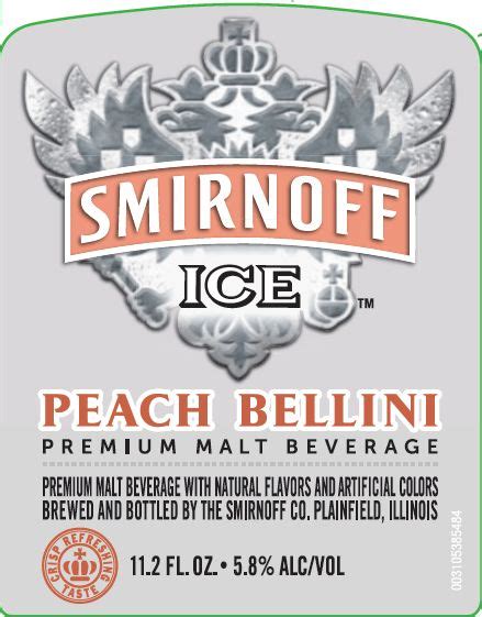 Smirnoff Ice Peach Bellini | BeerPulse