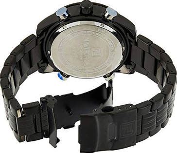 Naviforce Men S Black Dial Stainless Steel Analogue Classic Watch