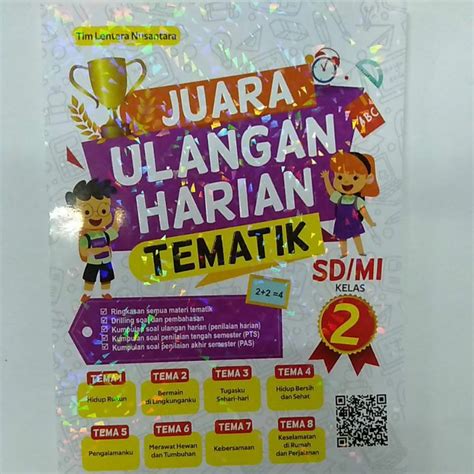 Jual Buku Soal Latihan Sd Kelas Juara Ulangan Harian Tematik Shopee