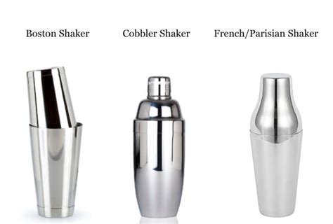 What Are The 4 Types Of Shakers Cocktail Kit Mix