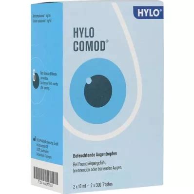 Medicamentos De Alemania HYLO COMOD Gotas Para Los Ojos 2x10 Ml