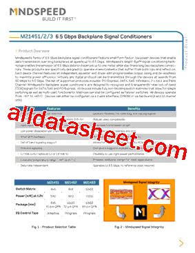 M21452 Datasheet PDF M A Technology Solutions Inc