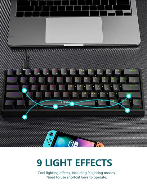 Ergonomic Wired Gaming Mechanical Keyboard