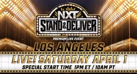 Wwe Nxt Stand Deliver Review April Pwmania Wrestling News