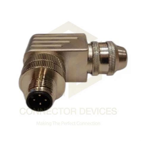 Male M12 Sensor Connectors Full Metal A Coded 12mm At Rs 900piece In Mumbai