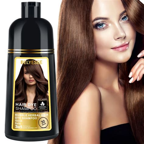 Hair Dye Shampoo For Gray Hair Coverage Hair Color Shampoo For Men