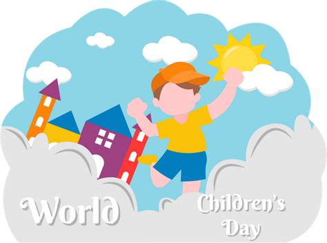 Obtén Día Mundial Del Niño Illustration De Por Descarga Gratuita En