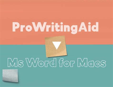 Prowritingaid For Ms Word On Macs The Techie Senior