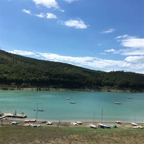 Lago Di Montedoglio Lake In San Sepolcro