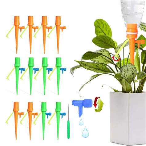 Ylinkm Self Watering Spikes Plant Self Watering Spikes System With Slow Release