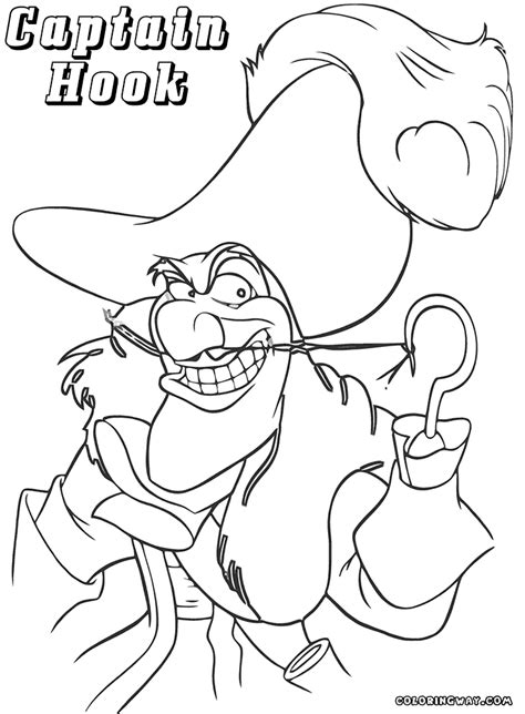 Disney Captain Hook Coloring Pages Kapitein Haak Gratis Kleurplaten