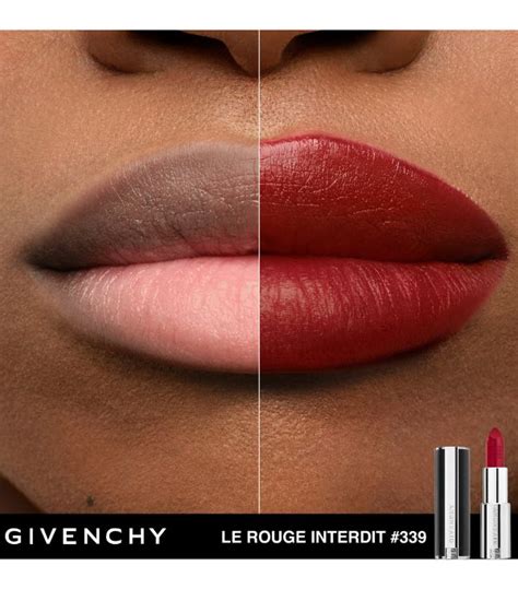 Givenchy Red Le Rouge Interdit Intense Silk Lipstick Harrods Uk