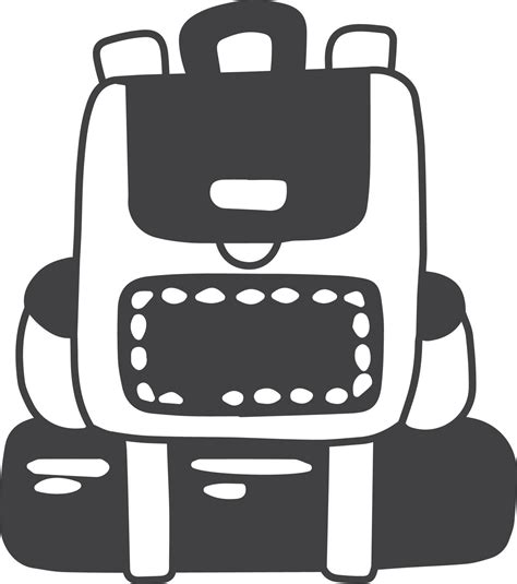 Hand Drawn Cute Backpack Illustration 11383978 Vector Art At Vecteezy